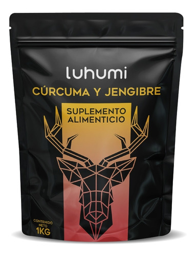 Jengibre Cúrcuma Suplemento Superfood Luhumi Polvo 1kg