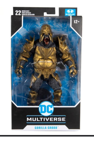 Figura Acción Dc Gorilla Grod Mcfarlane Toys Dorado Edad 12