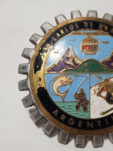 Imagen 5 de 6 de Antigua Insignia Automóvil Bariloche Mag 58149