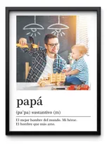 Comprar Cuadro Personalizado Fotos Regalo Dia Del Padre 20x30 Cm