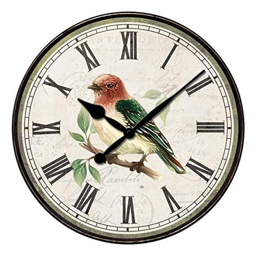 Westclox Bs Reloj De Pared Con Forma De Pájaro De 12 Pulgada