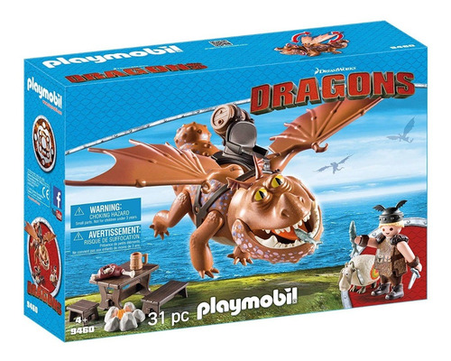 Playmobil Patapez & Albóndiga Como Entrenar A Tu Dragon Berk