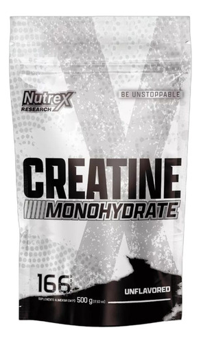 Creatina Monohidratada Pura 500g Refil - Nutrex Sabor Sem Sabor