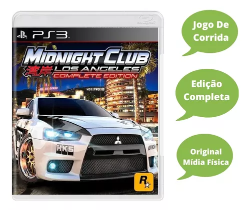 Jogo De Corrida Midnight Club Ps3 Edição Completa Original