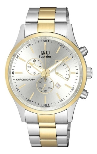 Reloj Para Hombre Q&q Superior C24a-006py Multicolor