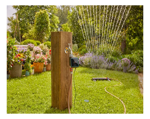 Programador De Riego Bluetooth® Gardena Color Negro