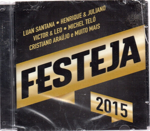 Cd Festeja 2015 - Michel Teló - Luan Santana