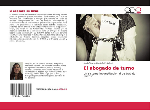 Libro: El Abogado Turno: Un Sistema Inconstitucional T