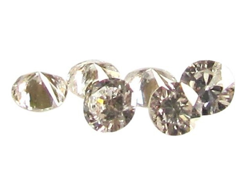 Lote Com 5 Diamantes 2,5 Ptos Cada Lap Amsterdã Vs Cor K K
