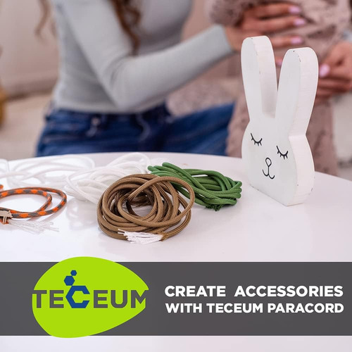 Cuerda Paracord Teceum, 305 Metros, Para Supervivencia Y Cam
