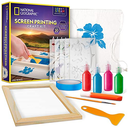 National Geographic Kit De Serigrafía Para Niños  Kit De Im