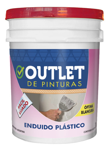 Enduido Plastico Facil De Lijar Exterior 20 Litros