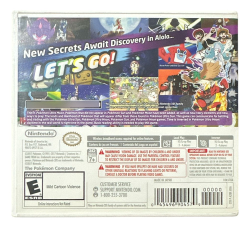 Pokémon Ultra Moon Nintendo 3ds Físico (Usado)