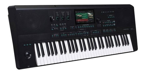 Teclado Medeli Akx10 61 Teclas Com Bluetooth Preto