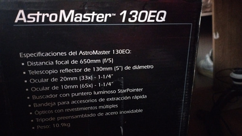 Telescopio Celestron Astro Master 130eq