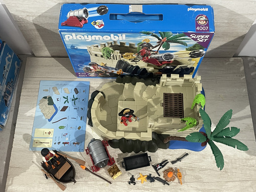 Playmobil Set 4007 Fuerte Pirata Corsarios (Usado)