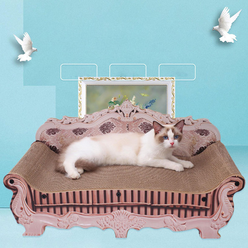 Tablero Rascador Para Gatos Resistente De Cartón, Sofá