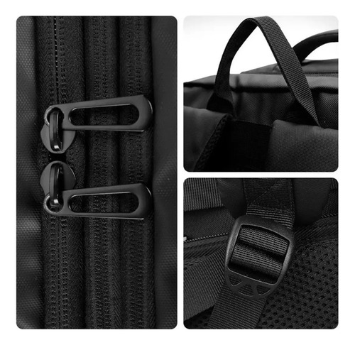 Mochila Maleta Impermeable Antirrobo Expansible 35l Usb
