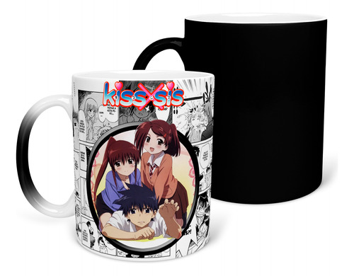 Ako Riko Keita Kiss X Sis Taza Mágica Anime Personalizada 2