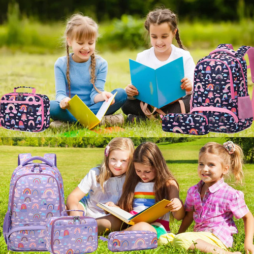 Dafelile Mochila Para Niñas Mochila Arcoíris Para Niñas Moch