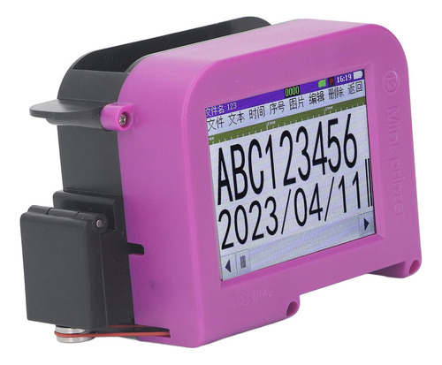 Mini Impresora De Inyección De Tinta Portátil Con Pantalla L