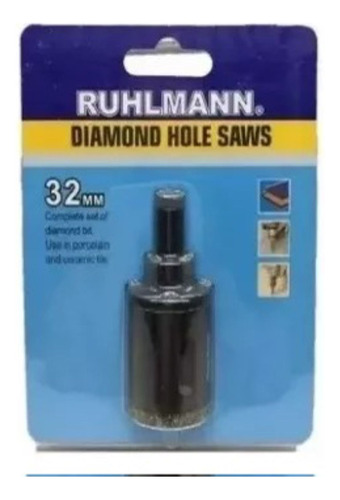 Copa Diamantada Hole Saws De 32 Mm Ruhlmann 