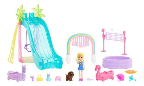 Polly Pocket Parque Acuático De Deportes Muñeca  