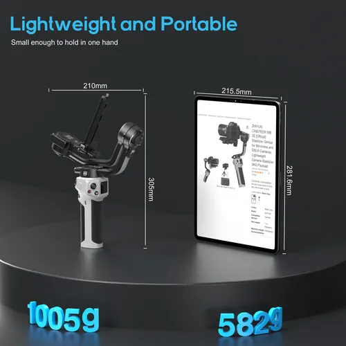 Estabilizador Zhiyun Weebill 3e Para Cámara Réflex Y Sin Esp