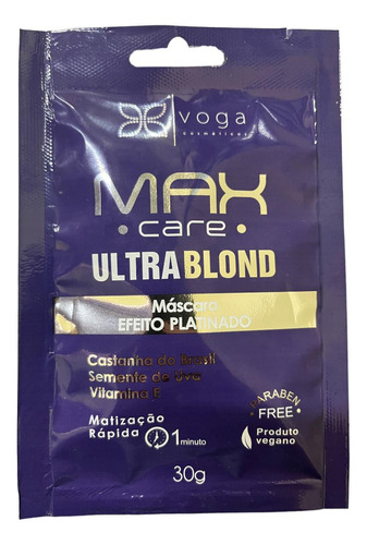 Mascara Matizadora Max Care Ultra Blond Voga 30 Gr