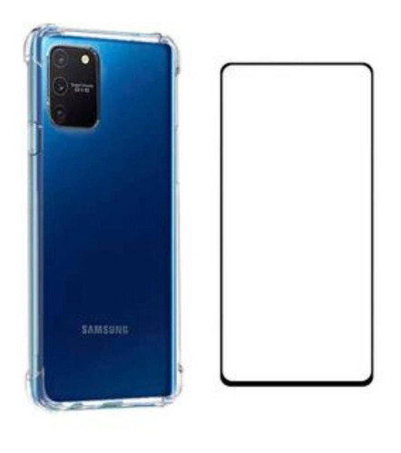 Kit Capa Anti Impacto+pelicula Vidro 3d Galaxy S10 Lite