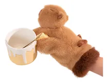 Comprar Guantes De Peluche De Capibara, Manoplas De Motos De Nieve