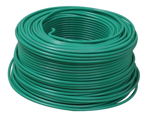 Cable Thw Cca Ul Calibre 10 Verde Sanelec