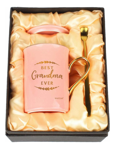 Whatcha Best Grandma Ever Pink Gold Funny Coffee Mugs Bir