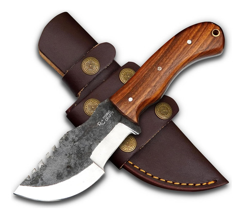 Cuchillo Hunitng Cteel Tracker Hecho A Mano De 8.5 Pulgadas 