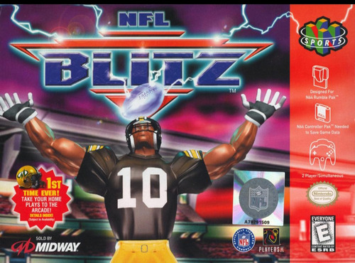 Nfl Blitz - Midway - Nintendo 64 - Pinky Games 