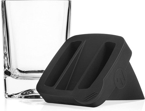 Vaso Whisky Con Molde Para Hielo 9oz. Corkcicle Color Negro