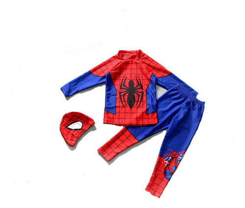 Traje De Baño Spiderman For Niños Disfraz De Superhéroe