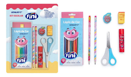Kit Escolar Fini Completo Leo E Leo
