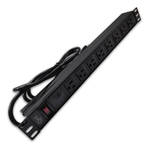 Regleta Rackeable Pdu 8 Tomas 110 Marca Qnet