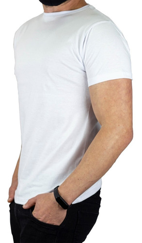 Camiseta Slim Fit Camisa Básica Lisa Várias Cores Promoção!!