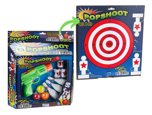 Brinquedo Criança Acerte As Latinhas Popshoot Arminha Barato