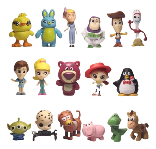 Set Mini Figuras Toy Story 4 Niños (17uni)    Envío Gratis