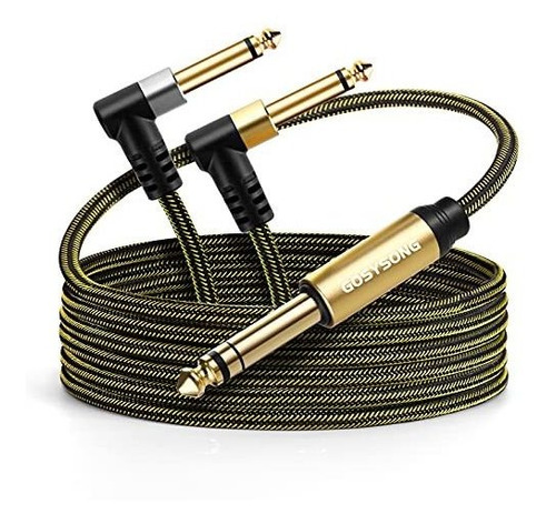 Cable De Conexión Estéreo Gosysong De 15ft -dorado