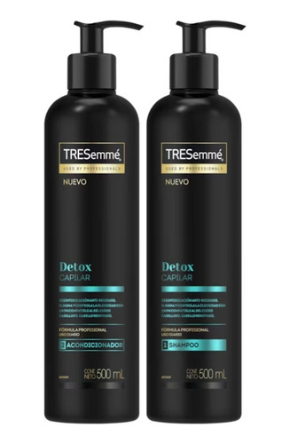 Tresemmé Professionals Shampoo + Acondicionador Detox Cap 