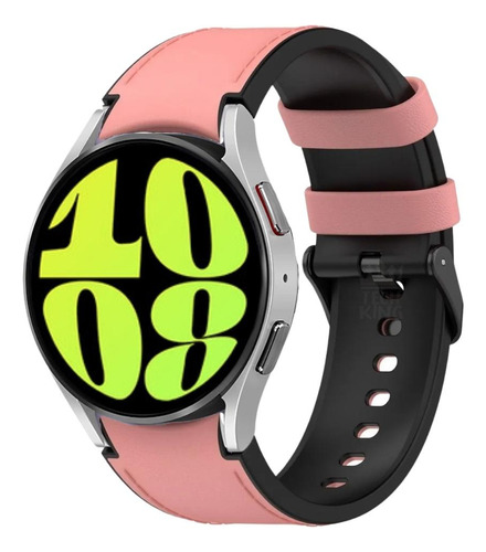 Correa para smartwatch Genérica Samsung Galaxy Watch6 44mm Rosa claro - 44mm de ancho