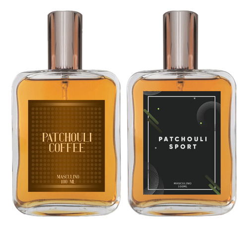 Kit Perfume - Patchouli Coffee + Patchouli Sport 100ml