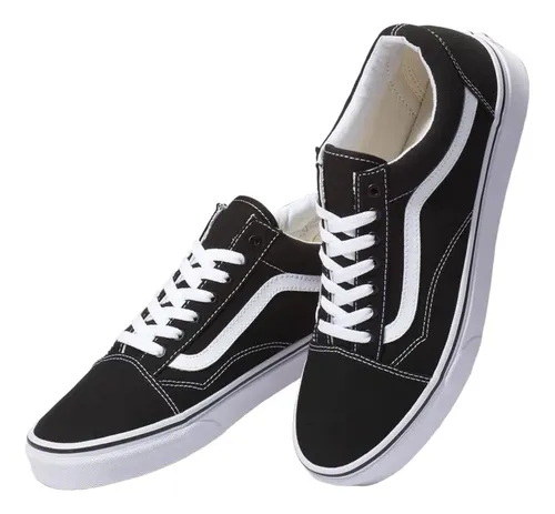 Vans Old Skool Negro Blanco 0d3hy28 Cuotas sin inter s