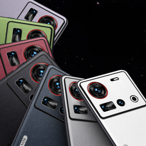 Funda Para Nubia Z60 70 Ultra Piel Curtida Vegetal+mica