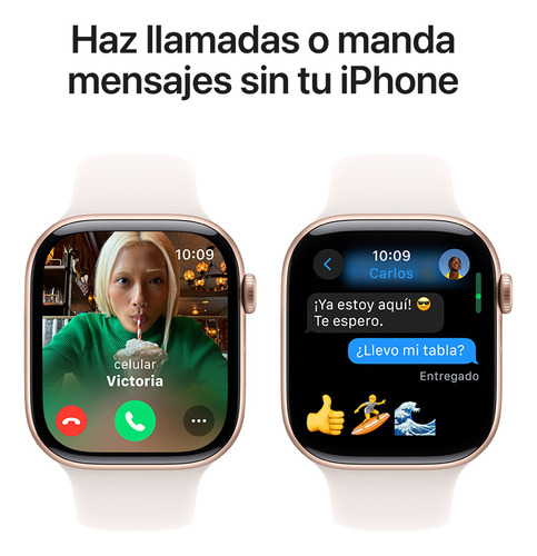 Apple Watch Series 10 46mm Rose Gold Sport Band