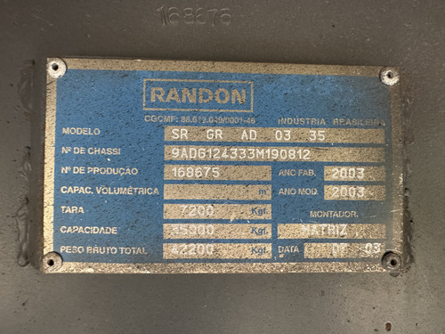 Carreta Carga Seca Randon 12,5mtrs Vanderleia Assoalho Chapa